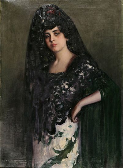 Balclis, la casa de subastas española líder en el mercado internacional 16. Mujer con mantilla - Balclis, la casa de subastas española líder en el mercado internacional