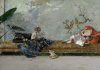 24. Principal Fortuny Los hijos del pintor en el sal&oacute;n japon&eacute;s 100x70 - Blog de subastas de arte