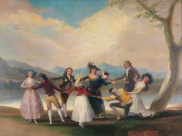 La restauración de la “La gallina ciega” de Francisco de Goya y Lucientes