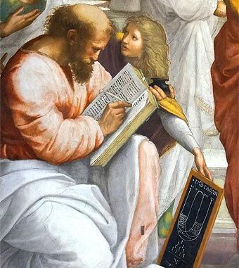 ¿Quiénes se esconden tras los personajes de la escuela de Atenas? 24. Pitagoras - ¿Quiénes se esconden tras los personajes de la escuela de Atenas?