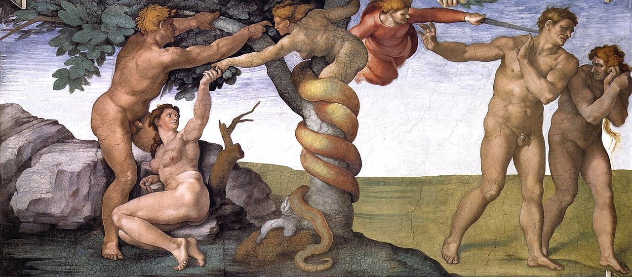 La bóveda de la Capilla Sixtina: la gran obra del Renacimiento 45. Pecado original - La bóveda de la Capilla Sixtina: la gran obra del Renacimiento