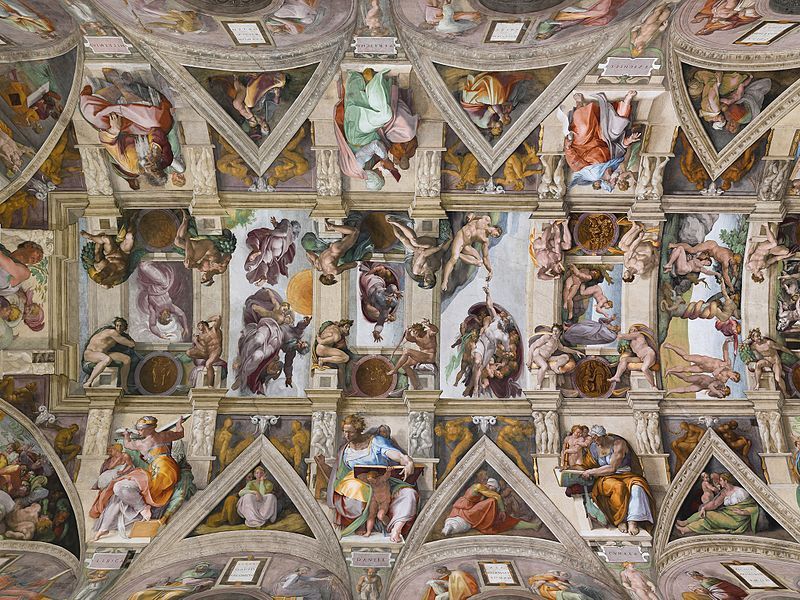La bóveda de la Capilla Sixtina: la gran obra del Renacimiento 47. Detalle boveda - La bóveda de la Capilla Sixtina: la gran obra del Renacimiento