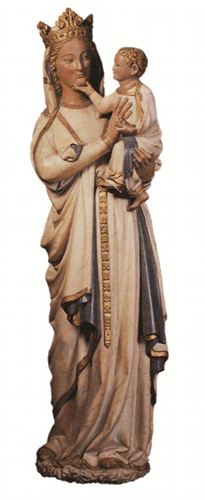 Claves para diferenciar el arte románico del arte gótico 36. Virgen Blanca de Toledo - Claves para diferenciar el arte románico del arte gótico